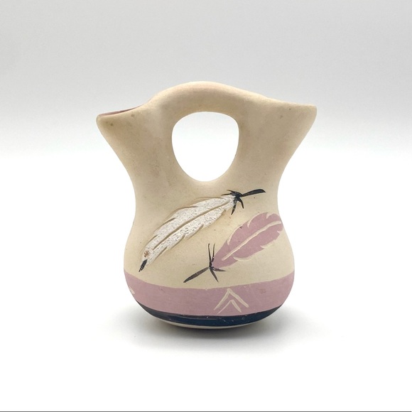 Vintage mini 1954 Little Violet Native American wedding vase